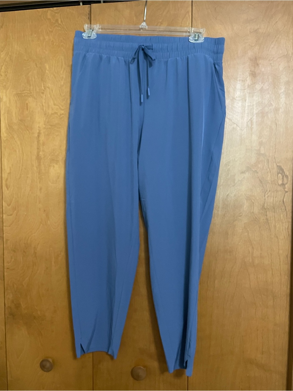 Womens Relaxed Drawstring Pants in Blue